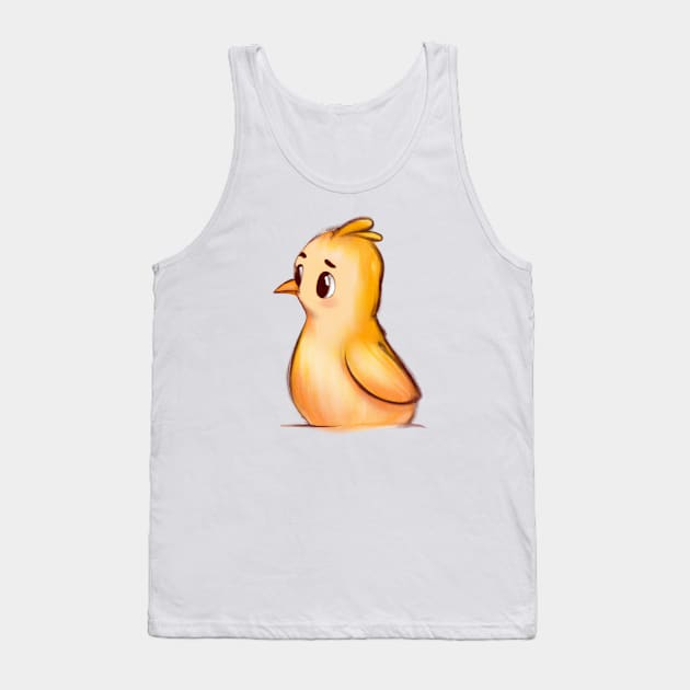 Cute Chicken Drawing Tank Top by Play Zoo